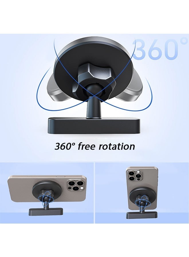 حامل هاتف لجهاز المشي - حامل مغناطيسي متوافق مع MagSafe لدراجات التمرين، وأجهزة التمارين البيضاوية، وأجهزة تمارين الدرج | لاصق قوي، مشاهدة بدون استخدام اليدين، تصميم أنيق ومنخفض الارتفاع - Image 5